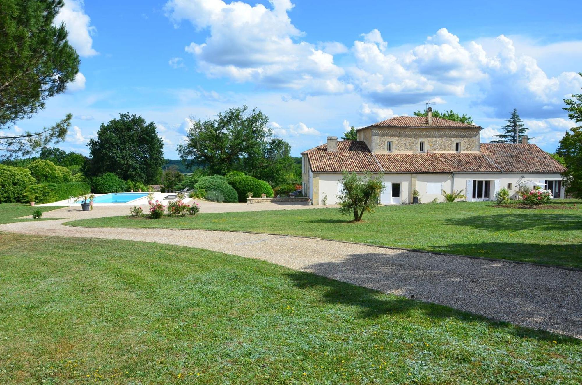 La Gentilhommiere Bed & Breakfast Saint-Aubin-de-Branne Exterior photo